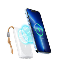 Magnetic Wireless Power Bank with Finger Holder